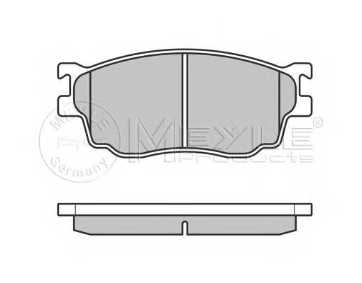 MEYLE 025 237 7716/W Комплект гальмівних колодок,