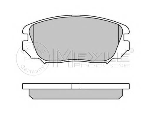 MEYLE 025 244 1519/W Комплект тормозных колодок,