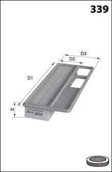 MECAFILTER ELP9067 Воздушный фильтр