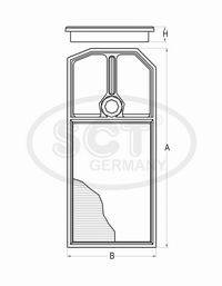 SCT Germany SB 2163 Воздушный фильтр