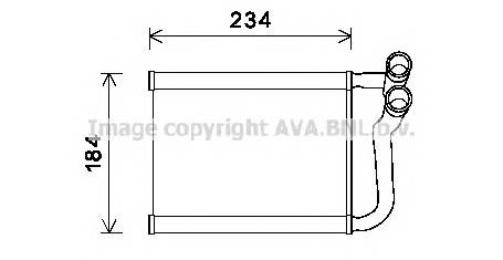 AVA QUALITY COOLING HY6253 Теплообменник, отопление салона