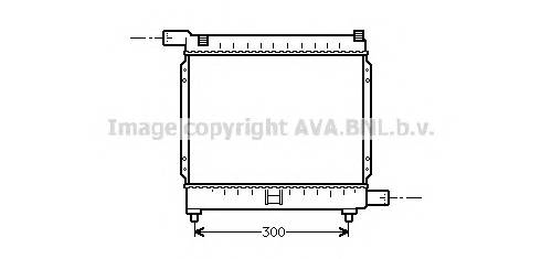 AVA QUALITY COOLING MS2039 Радиатор, охлаждение двигателя