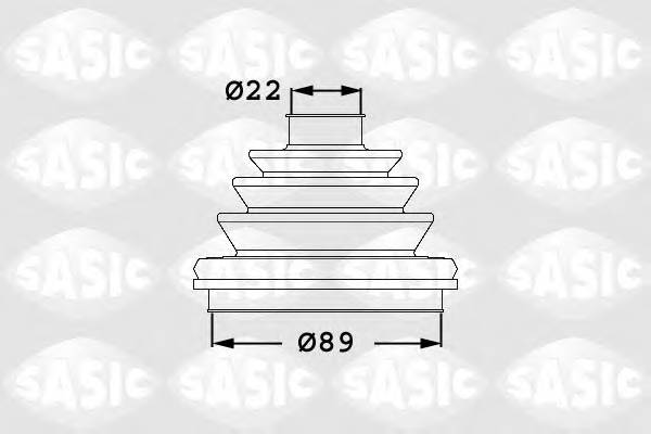 SASIC 1906047 Комплект пылника, приводной