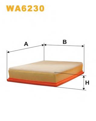 WIX FILTERS WA6230 Повітряний фільтр