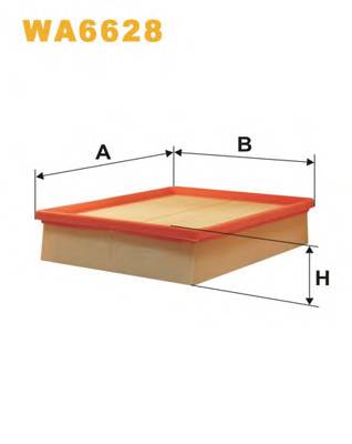 WIX FILTERS WA6628 Воздушный фильтр