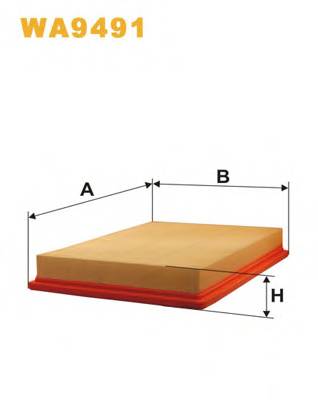 WIX FILTERS WA9491 Воздушный фильтр