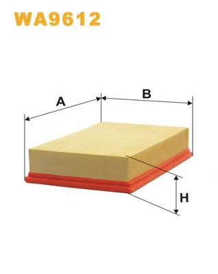 WIX FILTERS WA9612 Воздушный фильтр