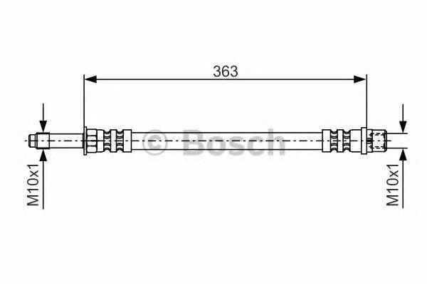 BOSCH 1 987 476 295 Гальмівний шланг