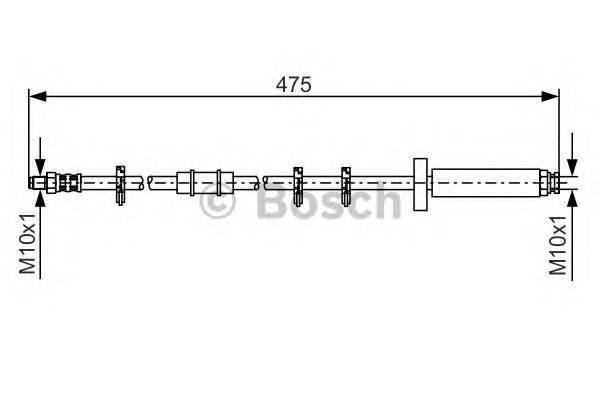 BOSCH 1 987 476 329 Тормозной шланг