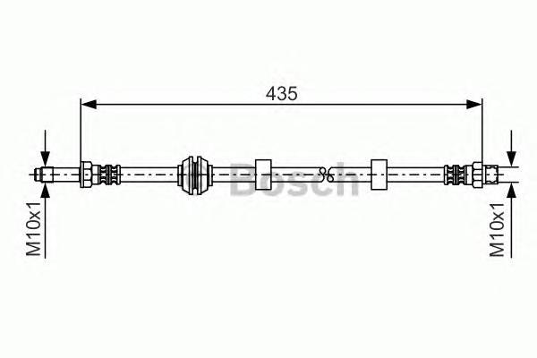 BOSCH 1 987 476 415 Тормозной шланг