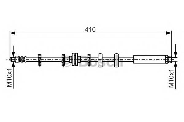 BOSCH 1 987 476 639 Гальмівний шланг