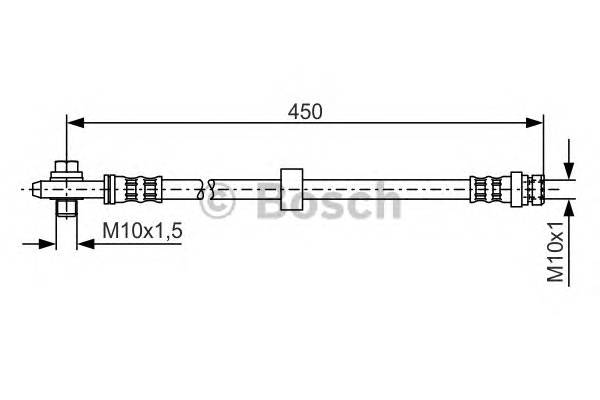 BOSCH 1 987 476 648 Тормозной шланг