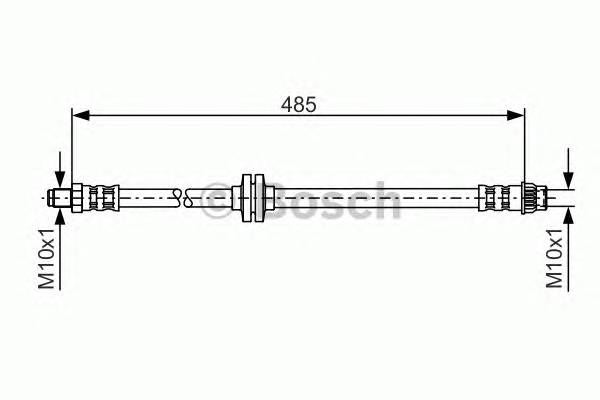 BOSCH 1 987 476 827 Тормозной шланг