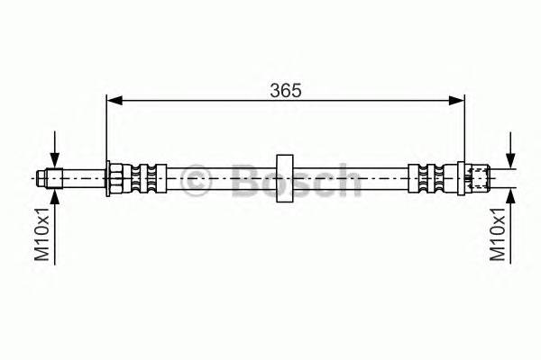 BOSCH 1 987 476 851 Тормозной шланг