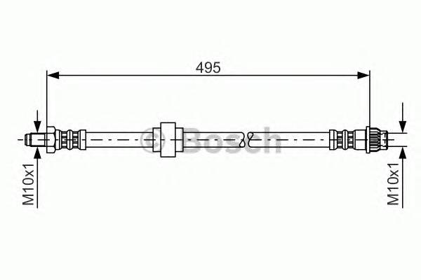 BOSCH 1 987 476 953 Тормозной шланг