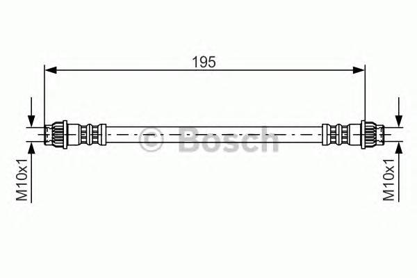 BOSCH 1 987 476 956 Тормозной шланг