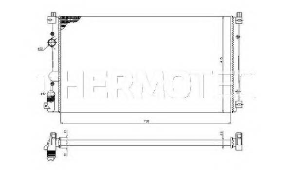 THERMOTEC D7R010TT Радиатор, охлаждение двигателя