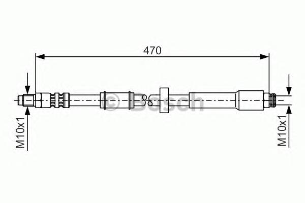 BOSCH 1 987 481 004 Тормозной шланг