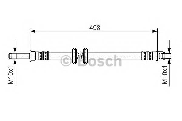 BOSCH 1 987 481 006 Тормозной шланг