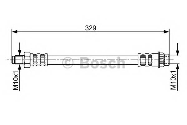 BOSCH 1 987 481 032 Тормозной шланг