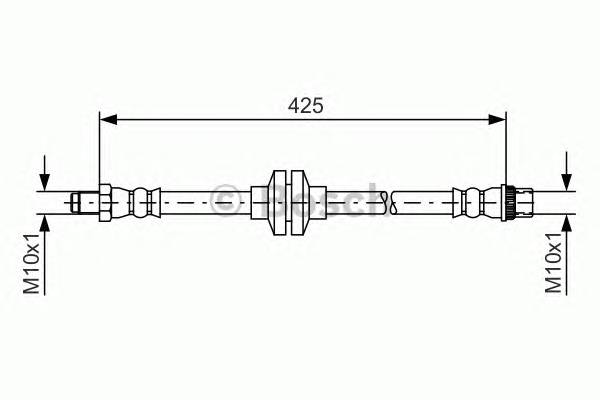 BOSCH 1 987 481 567 Тормозной шланг