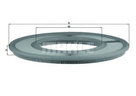 KNECHT LX 66 Воздушный фильтр