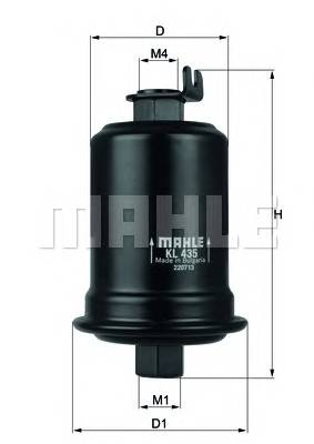 KNECHT KL 435 Паливний фільтр