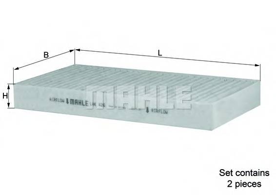 KNECHT LAK 426/S Фільтр, повітря у