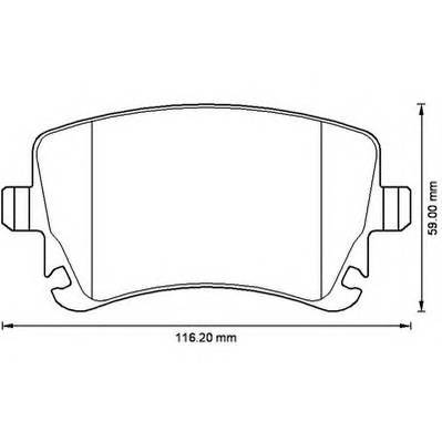 JURID 573219J Комплект тормозных колодок,