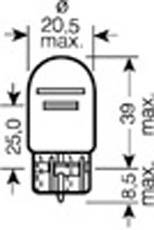 OSRAM 7515 Лампа накаливания, фонарь