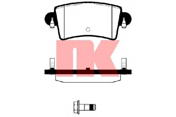 NK 223632 Комплект гальмівних колодок,