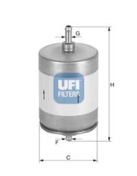 UFI 31.817.00 Паливний фільтр