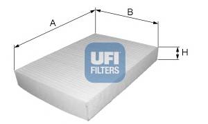 UFI 53.191.00 Фильтр, воздух во