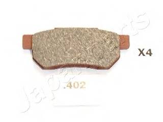 JAPANPARTS PP-402AF Комплект гальмівних колодок,