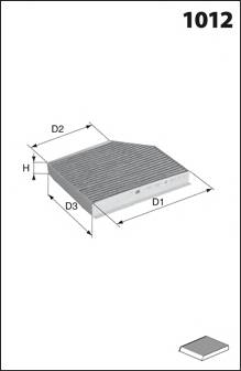 MECAFILTER EKR7220 Фільтр, повітря у