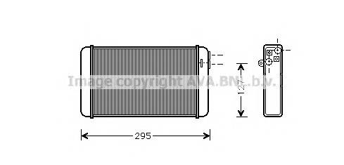 AVA QUALITY COOLING OLA6116 Теплообменник, отопление салона