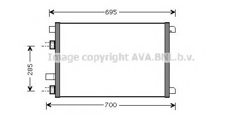 AVA QUALITY COOLING RTA5305 Конденсатор, кондиционер