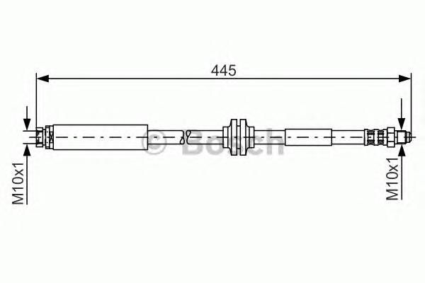 BOSCH 1 987 476 180 Тормозной шланг