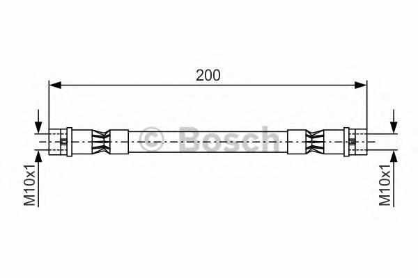 BOSCH 1 987 476 402 Тормозной шланг