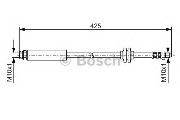 BOSCH 1 987 476 451 Гальмівний шланг