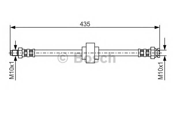 BOSCH 1 987 476 521 Гальмівний шланг