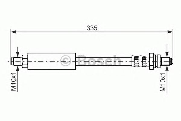 BOSCH 1 987 476 627 Тормозной шланг