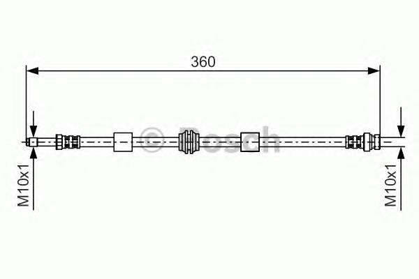 BOSCH 1 987 476 713 Тормозной шланг