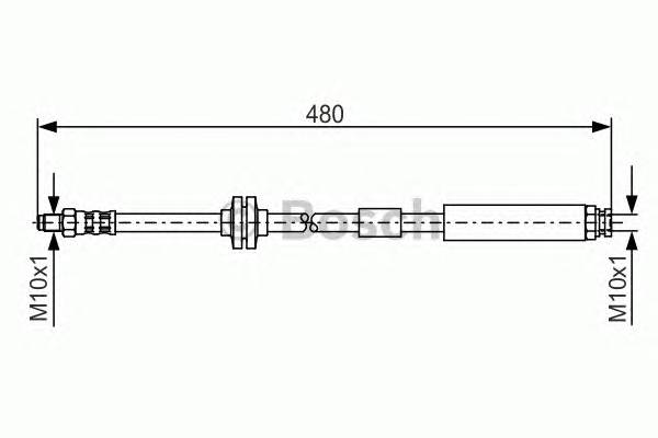 BOSCH 1 987 476 824 Тормозной шланг