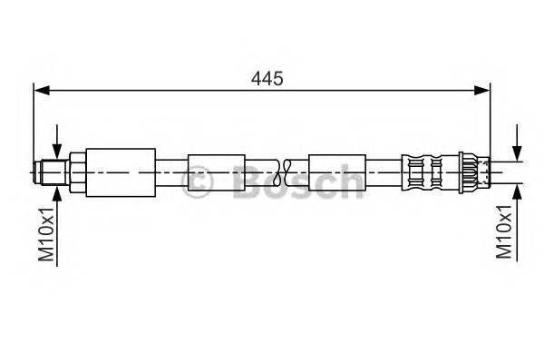 BOSCH 1 987 476 912 Тормозной шланг