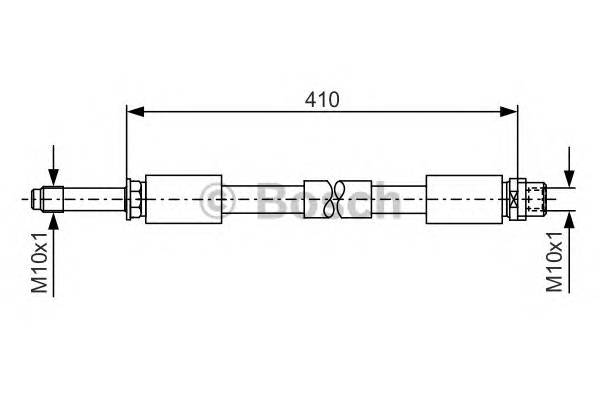 BOSCH 1 987 481 020 Тормозной шланг