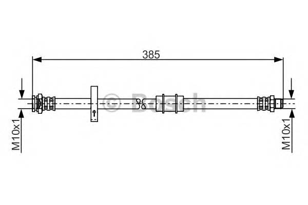 BOSCH 1 987 481 190 Тормозной шланг