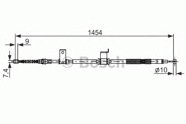 BOSCH 1 987 482 294 Трос, стояночная тормозная