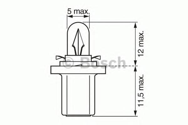 BOSCH 1 987 302 514 Лампа накаливания