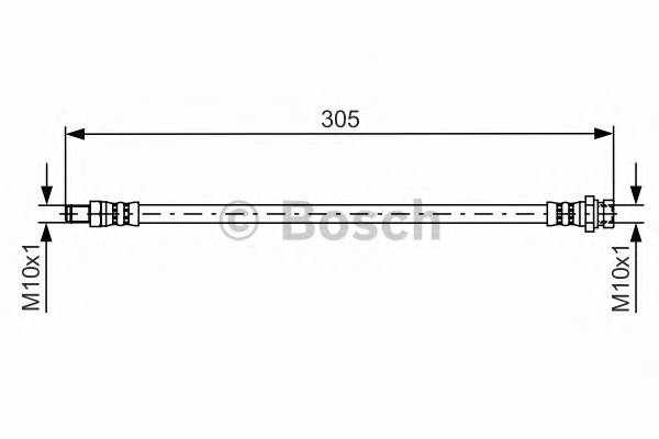 BOSCH 1 987 481 442 Гальмівний шланг